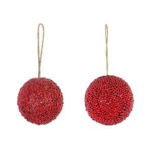 Mini Red Berry Bauble