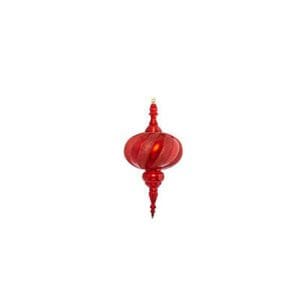 58cm Red Hanging Round Finial