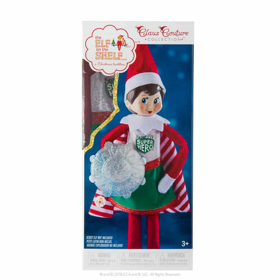 Buy Scout Elf Superhero Girl Christmas Decorations Online| Christmas Galore