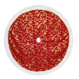 Tree Skirt Holly Red