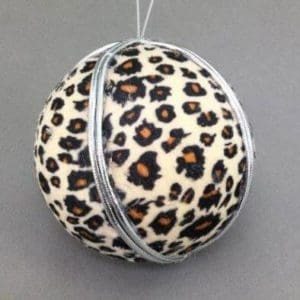 Leopard Print Bauble Light