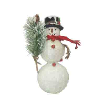 13" SNOWMAN WITH HAT