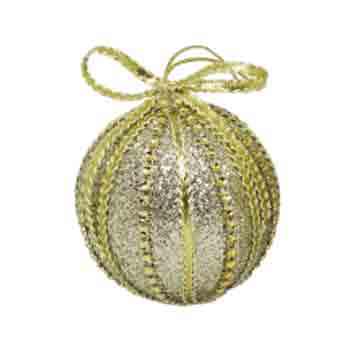 80mm Gold Bauble