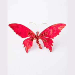 DIAMOND BUTTERFLY - RED