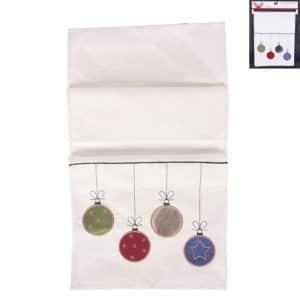 CHIRISTMAS EMBROIDED TABLE RUNNER