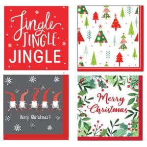 NAPKINS PRINTED DESIGNS 20pk