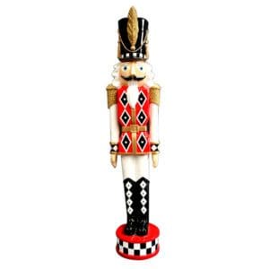 Red Black & White Nutcracker