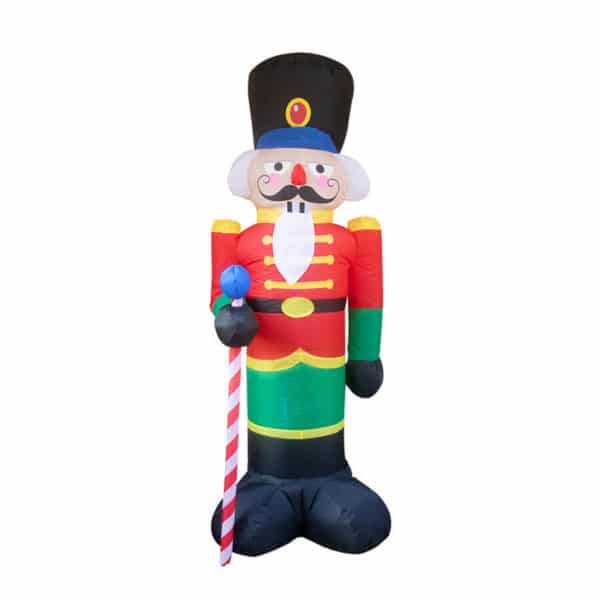 INFLATABLE NUTCRACKER WITH LED - 2.4M