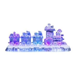 ACRYLIC LED TRAIN WITH CARRIAGE