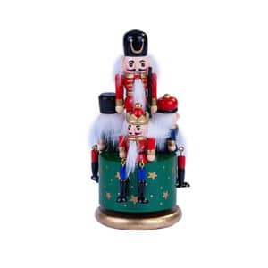 MUSICAL WIND UP NUTCRACKER 20CM