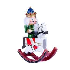 NUTCRACKER ON ROCKING HORSE