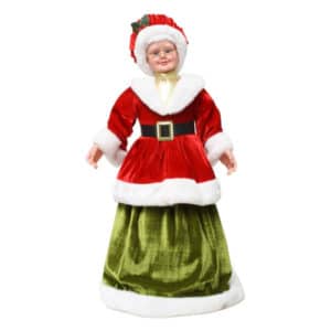60cm Mrs Claus Red/Green
