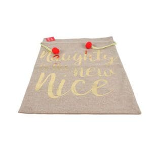 NAUGHTY IS THE NEW NICE SACK