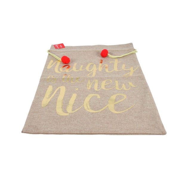 NAUGHTY IS THE NEW NICE SACK