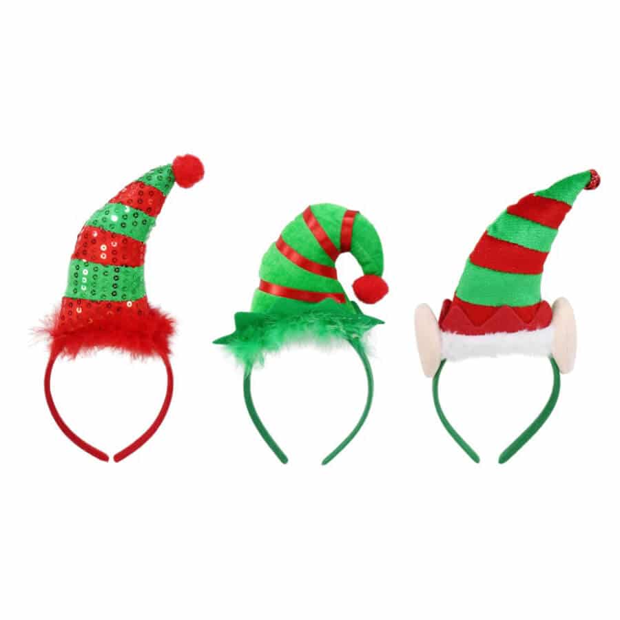 Buy Headband Elf Hat Christmas Decorations Online| Christmas Galore