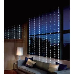 LED Waterfall Curtain 1.2x2m White