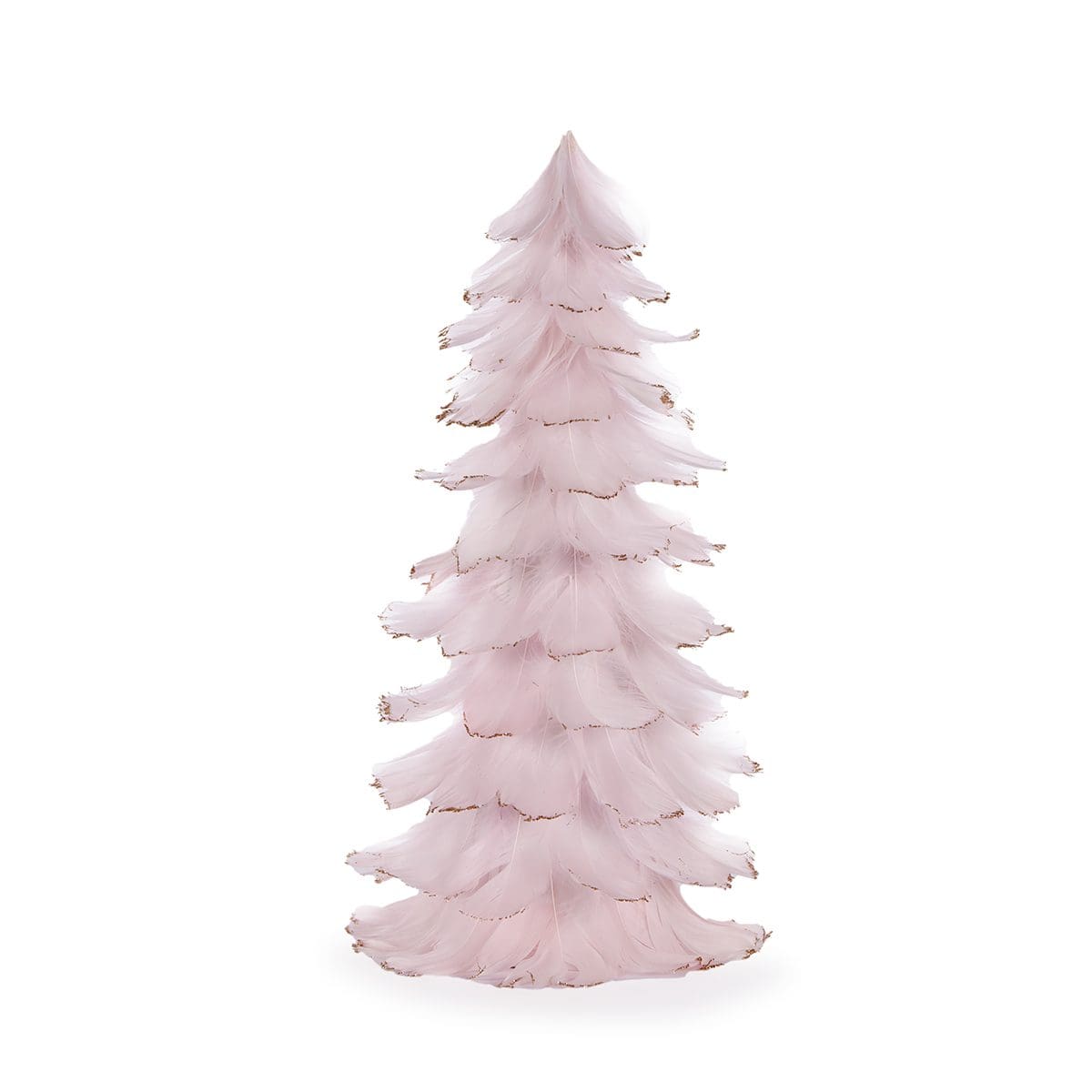 Pink Feather Tier Table Top Tree 14cm