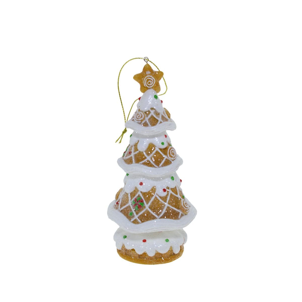 15cm Frosted Gingerbread Tree